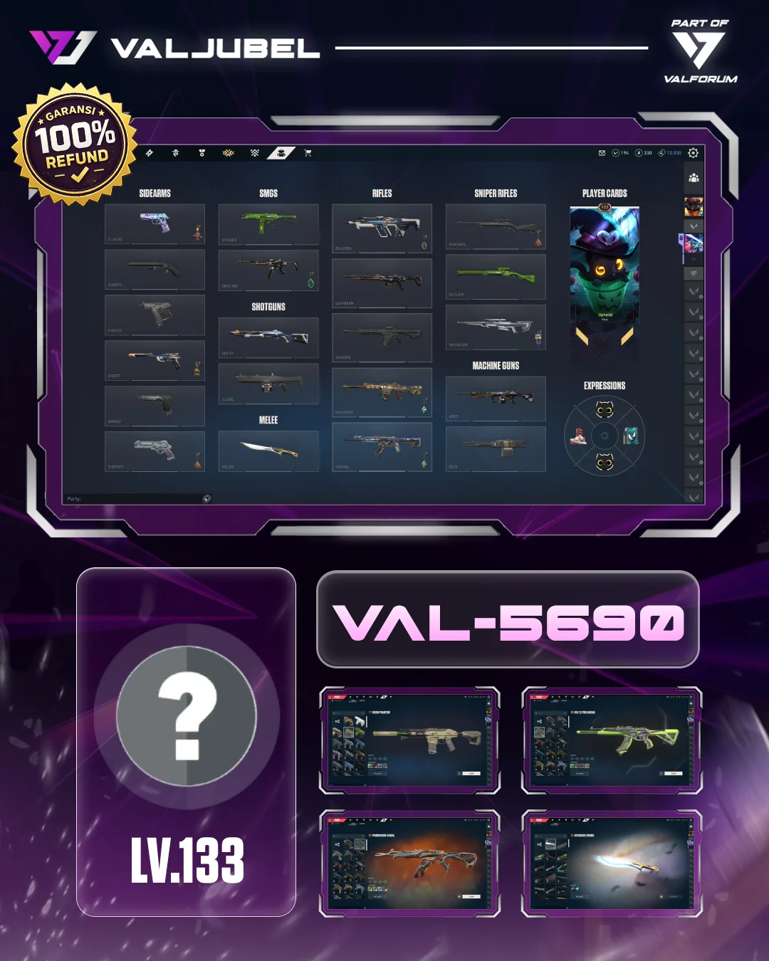 Unrated Valorant account VAL-5690 screenshot 1
