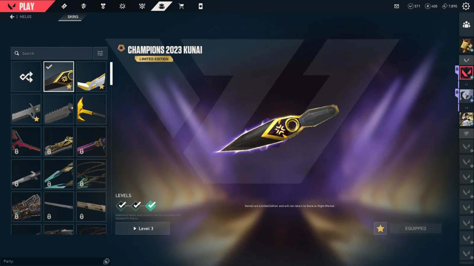 Platinum 3 Valorant account VAL-5534 screenshot 7