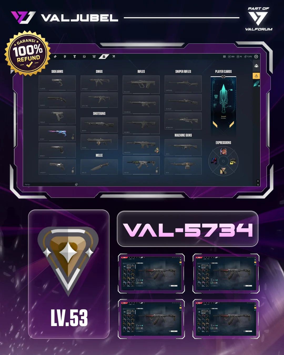 Bronze 3 Valorant account VAL-5734 screenshot 1