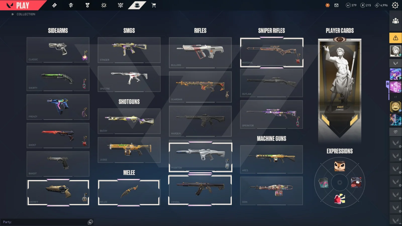 Platinum 3 Valorant account VAL-5567 screenshot 1