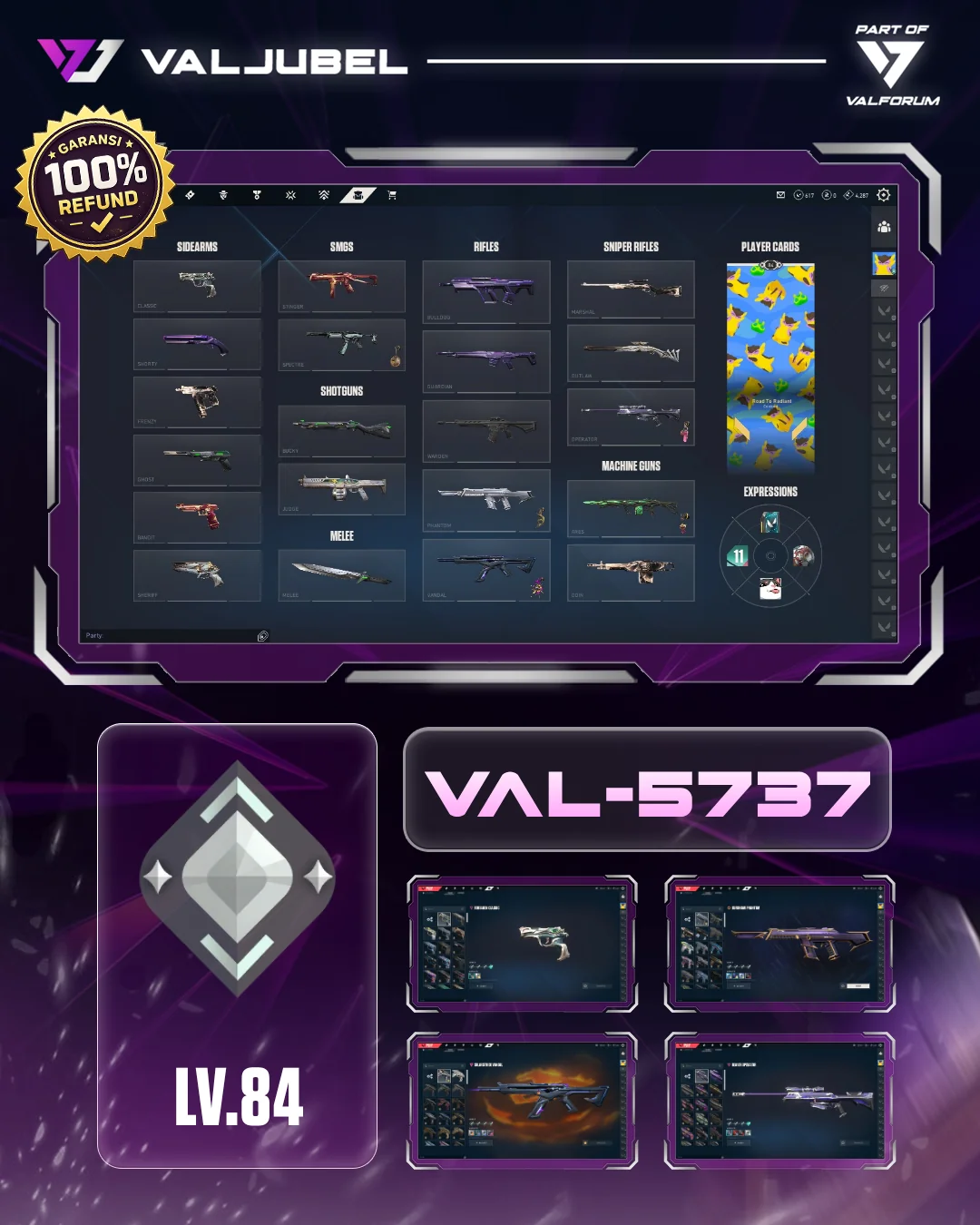 Silver 2 Valorant account VAL-5737 screenshot 1