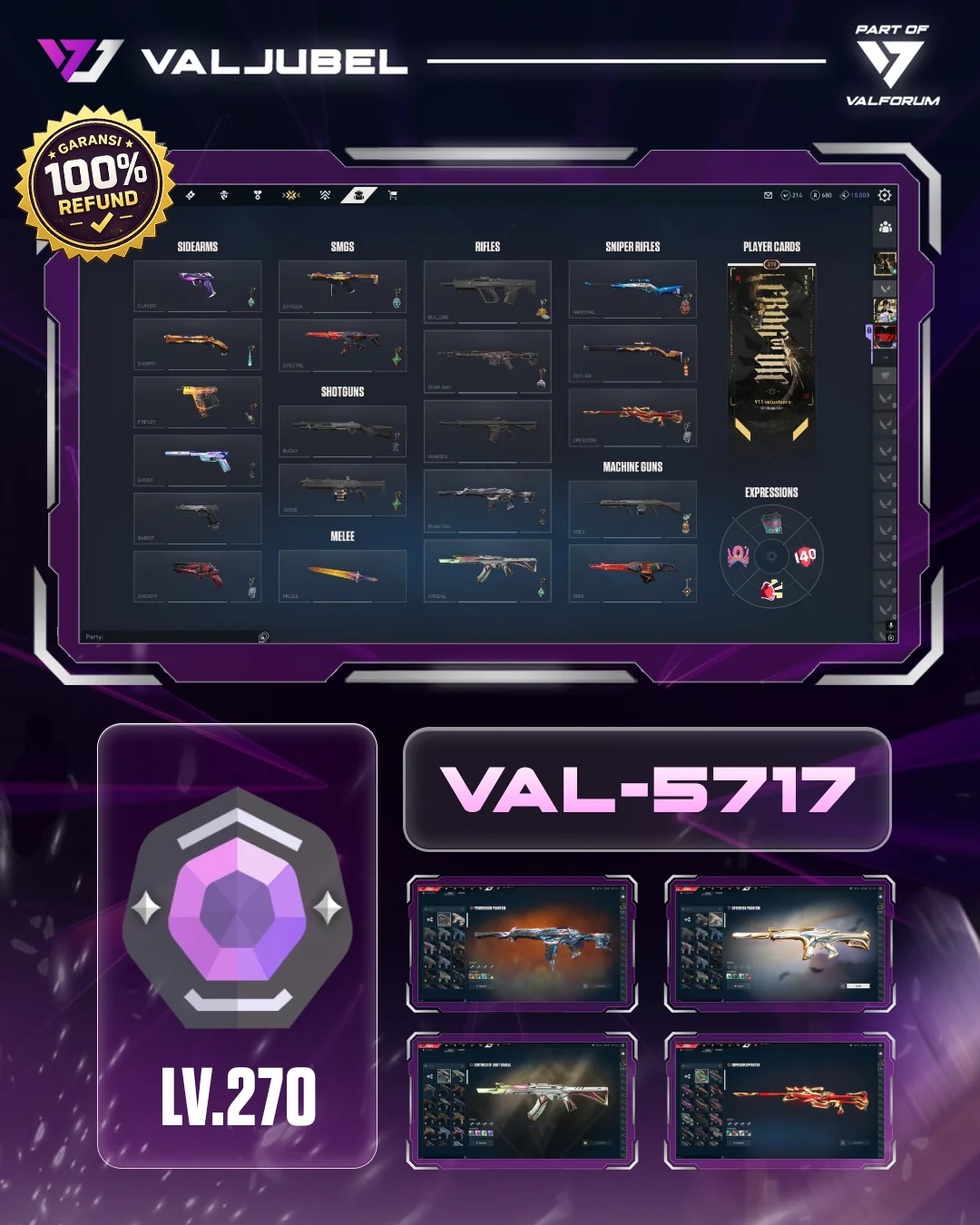 Diamond 2 Valorant account VAL-5717 screenshot 1