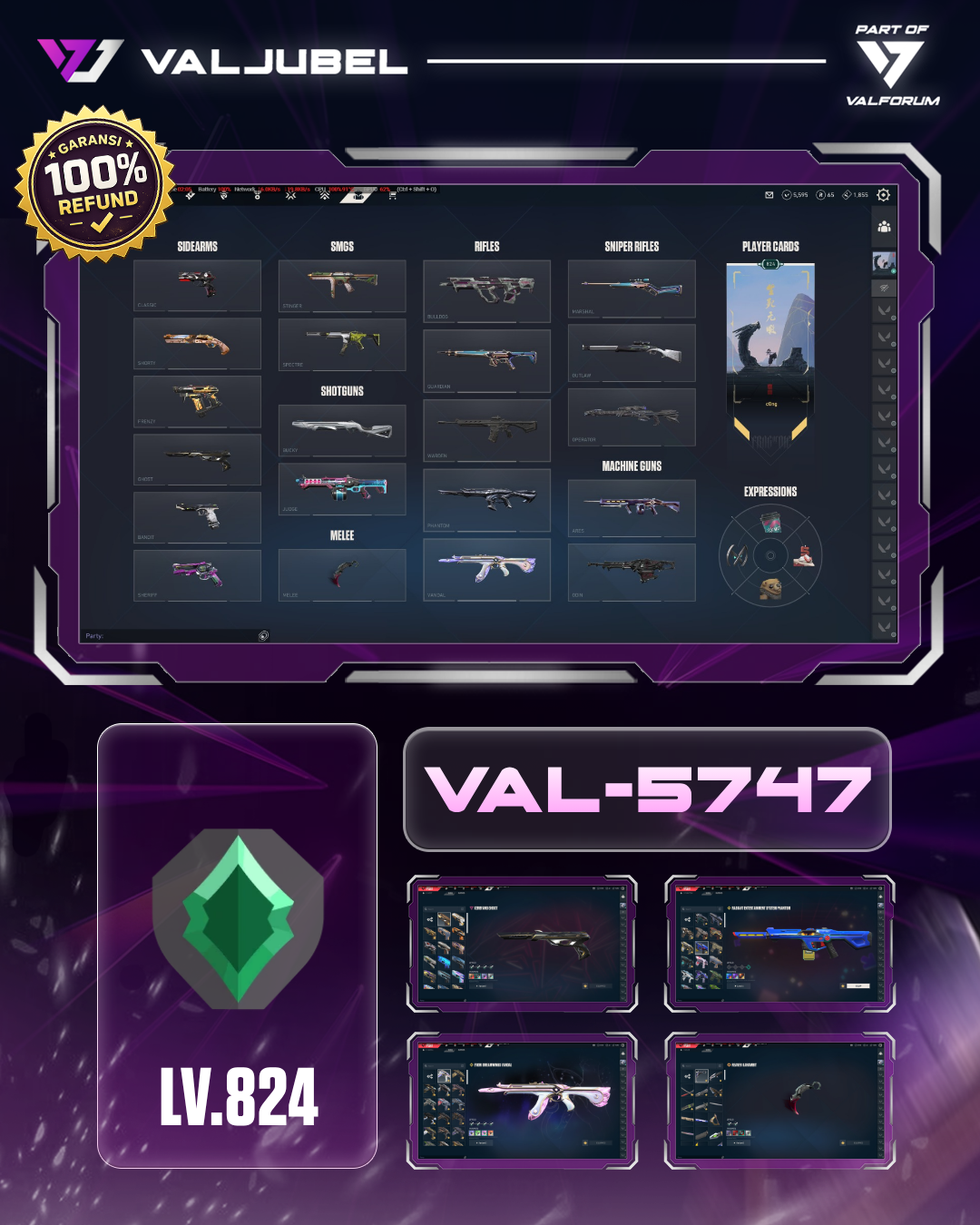 Firefly Relics Ascendant 1 VAL-5747 - Jual Beli Akun Valorant | Valjubel