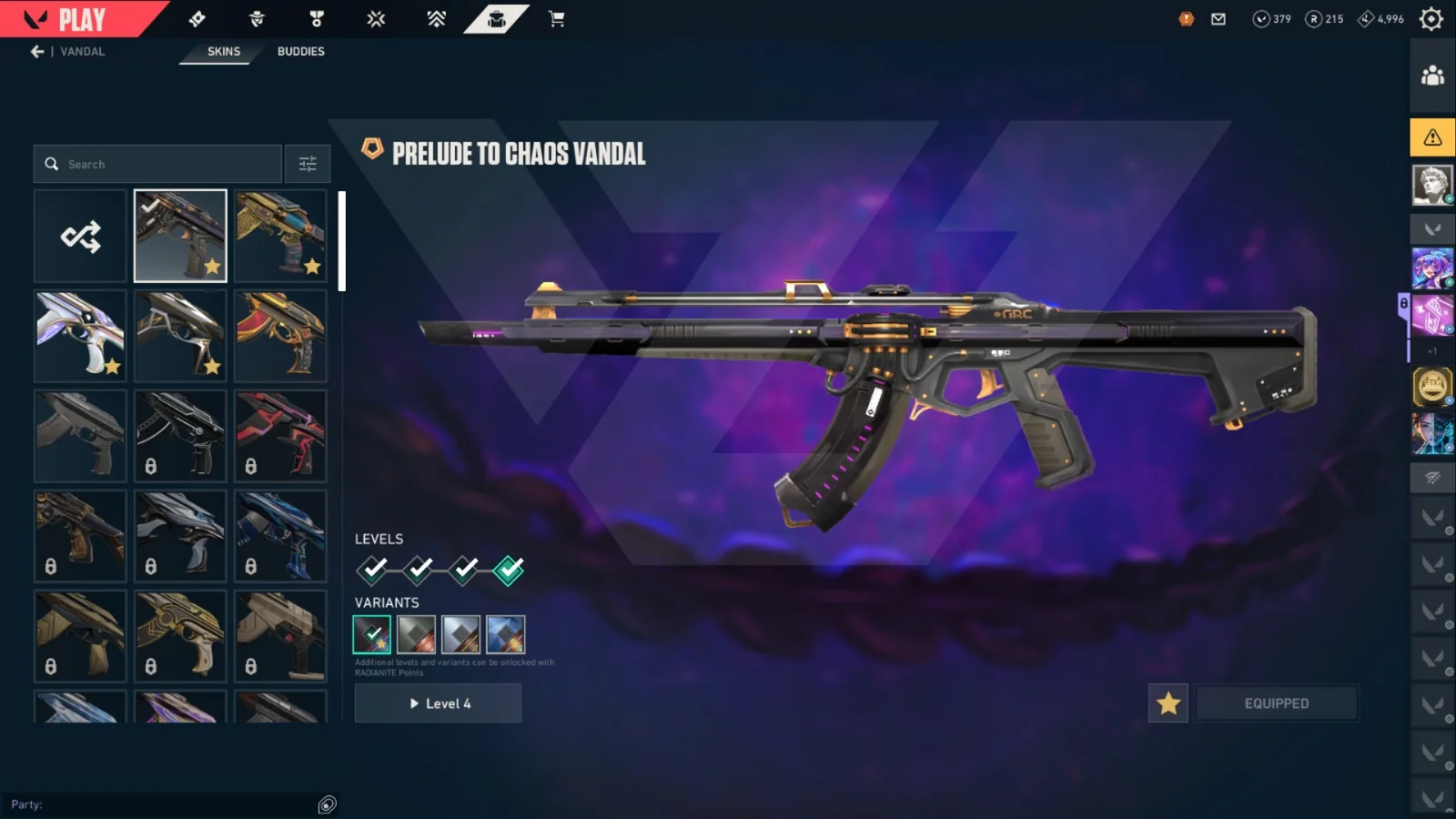 Platinum 3 Valorant account VAL-5567 screenshot 4