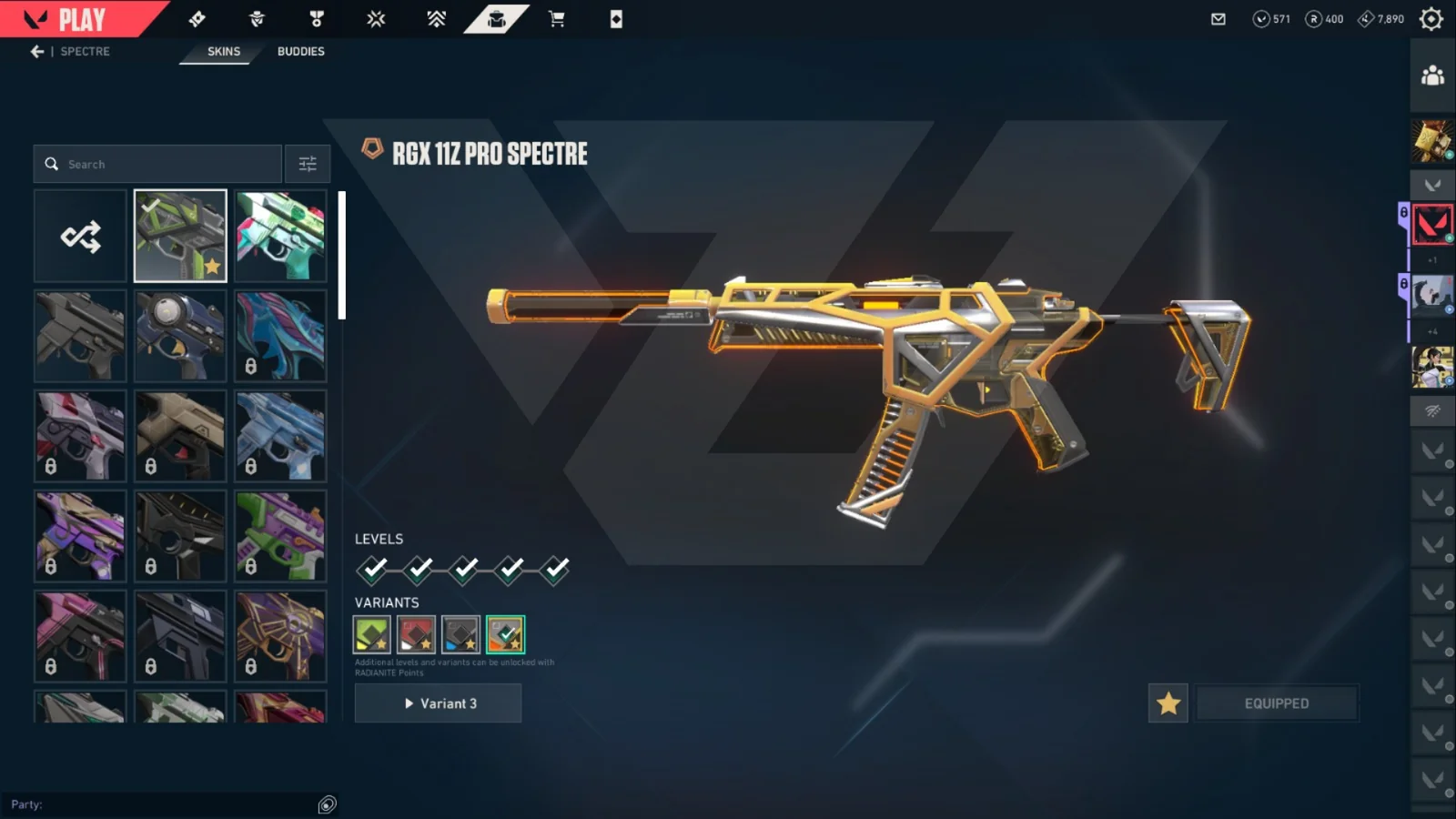 Platinum 3 Valorant account VAL-5534 screenshot 5