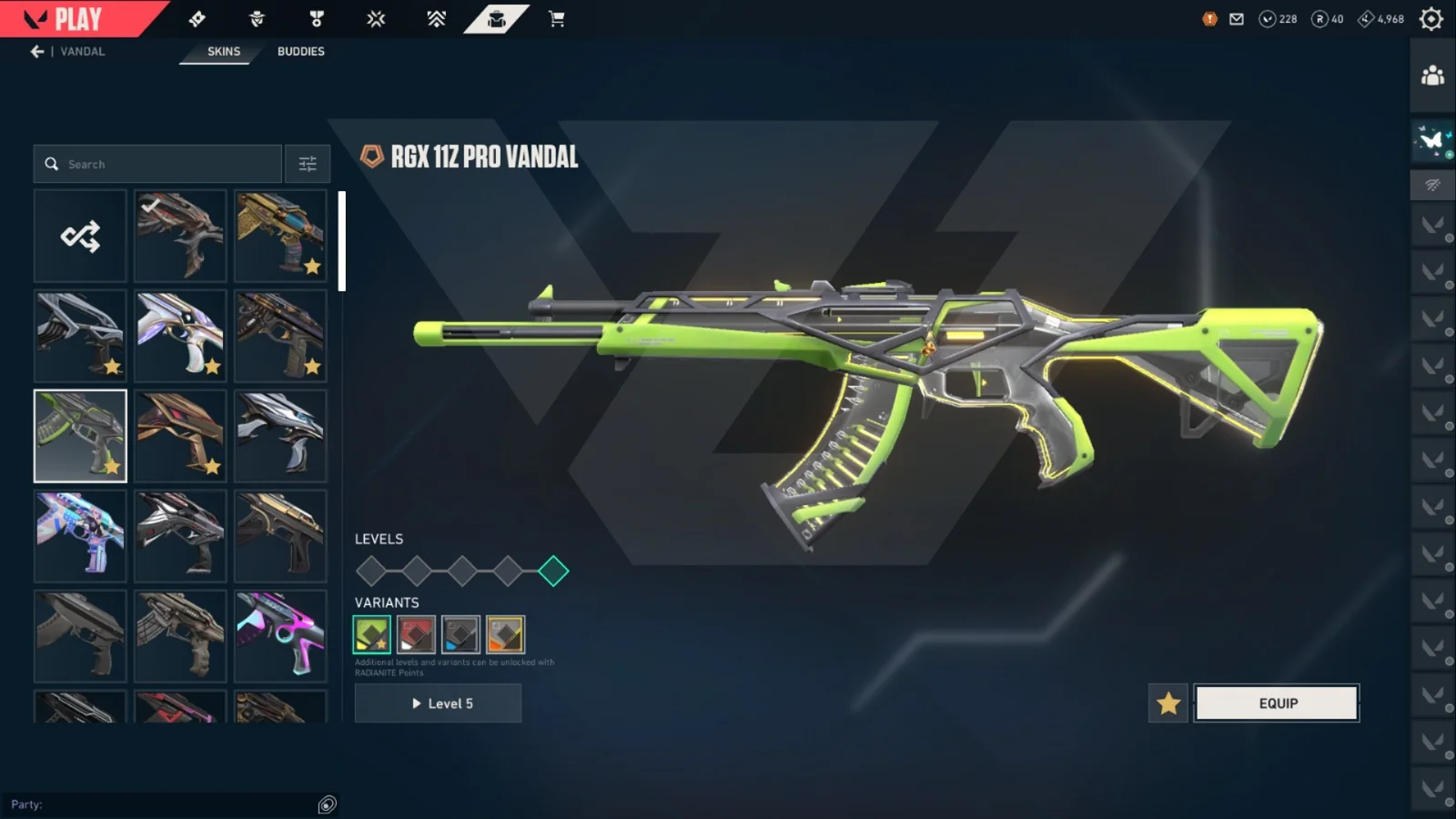 Gold 1 Valorant account VAL-5640 screenshot 9