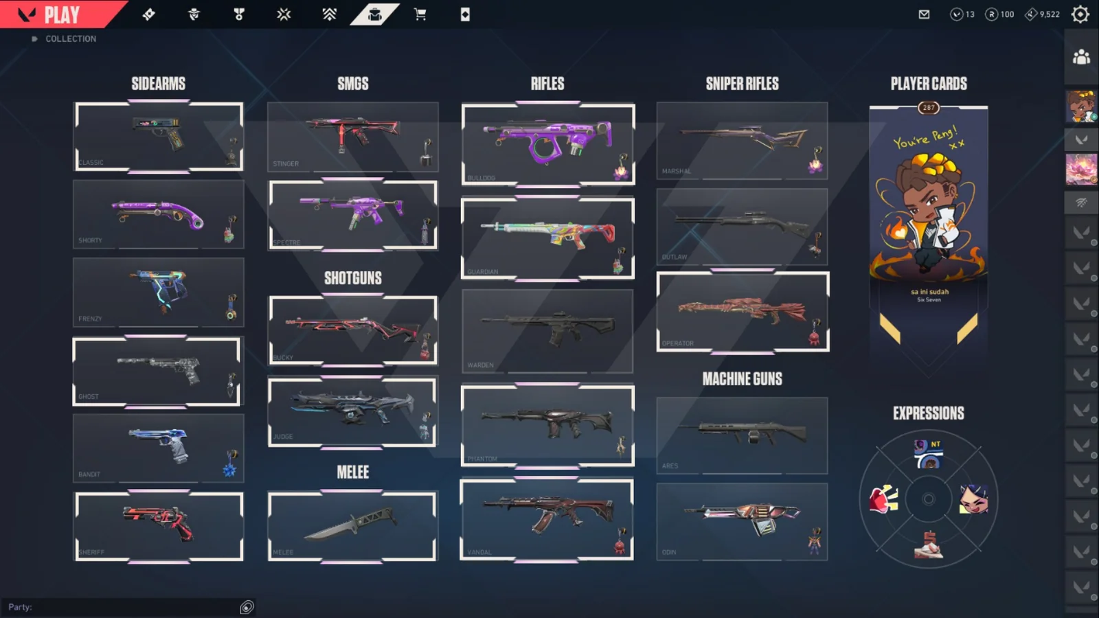 Platinum 3 Valorant account VAL-5534 screenshot 1