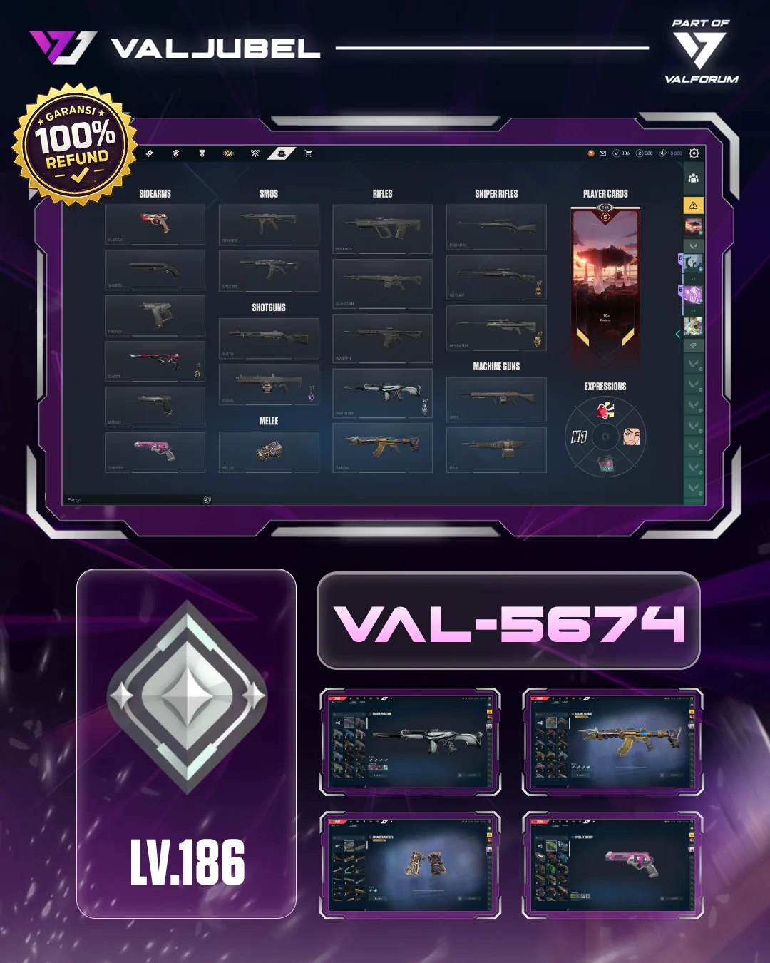 Silver 3 Valorant account VAL-5674 screenshot 1