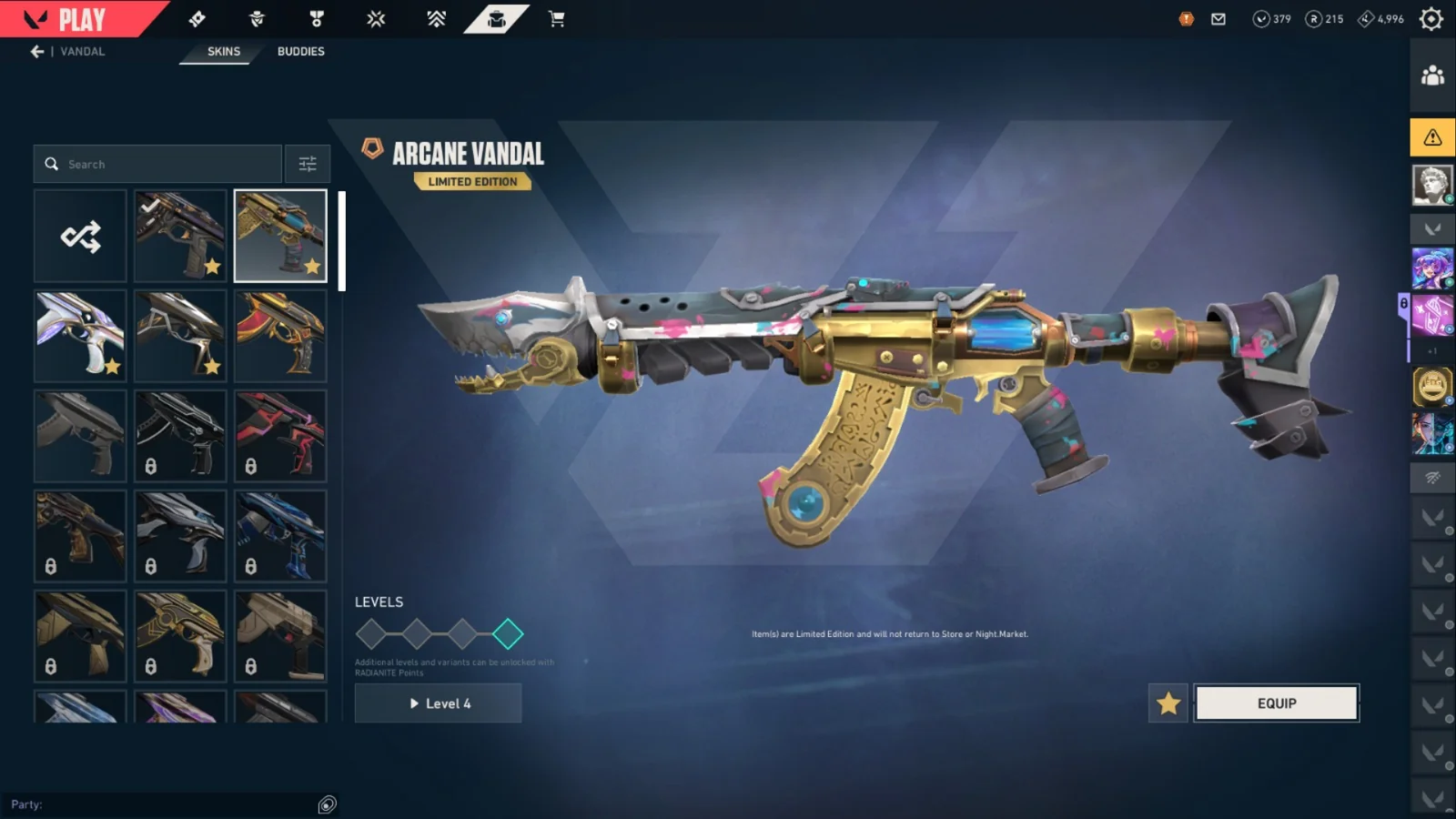 Platinum 3 Valorant account VAL-5567 screenshot 5