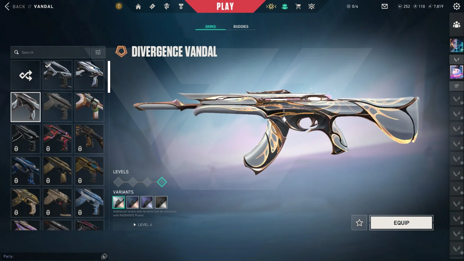 Gold 1 Valorant account VAL-5302 screenshot 2