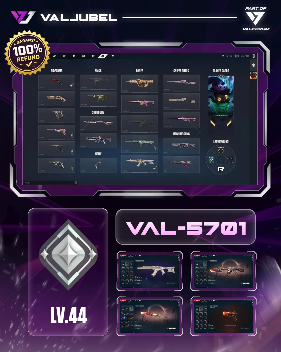Silver 3 Valorant account VAL-5701 screenshot 1
