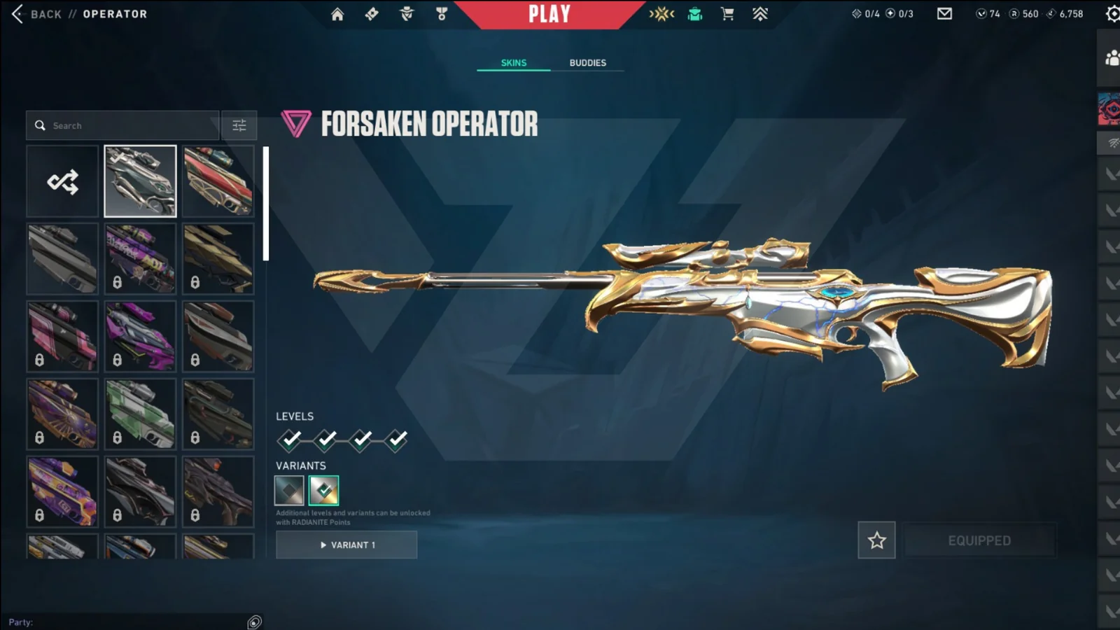Platinum 1 Valorant account VAL-5266 screenshot 2