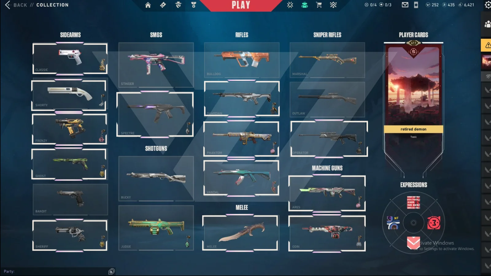Unrated Valorant account VAL-68 screenshot 1