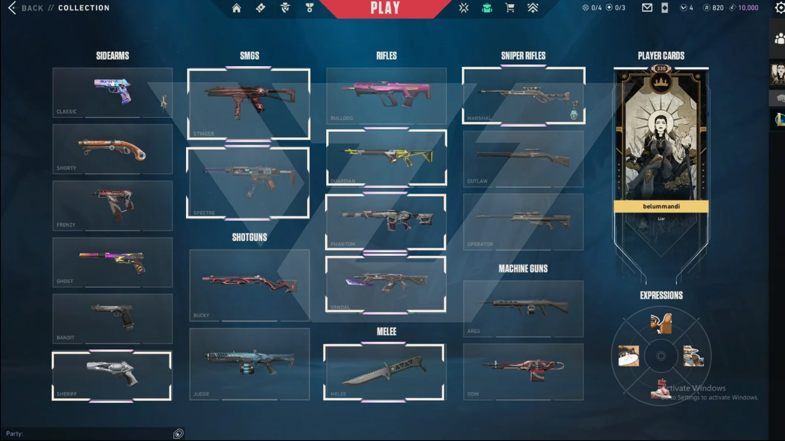 Unrated Valorant account VAL-72 screenshot 1